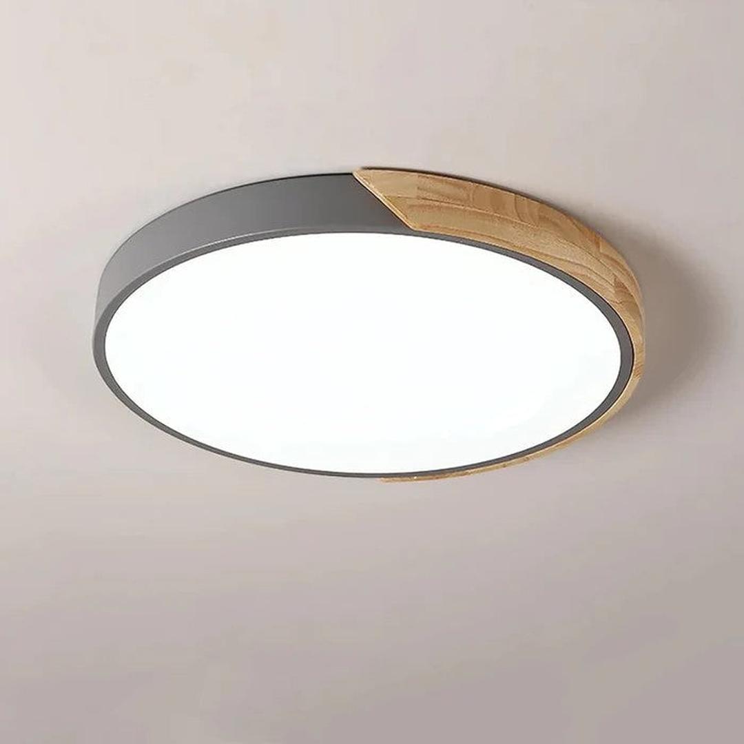 Kolorowa Okrągła Lampa Sufitowa z Nowoczesnym Designem LED – widok produktu 11 | Nuvira Home