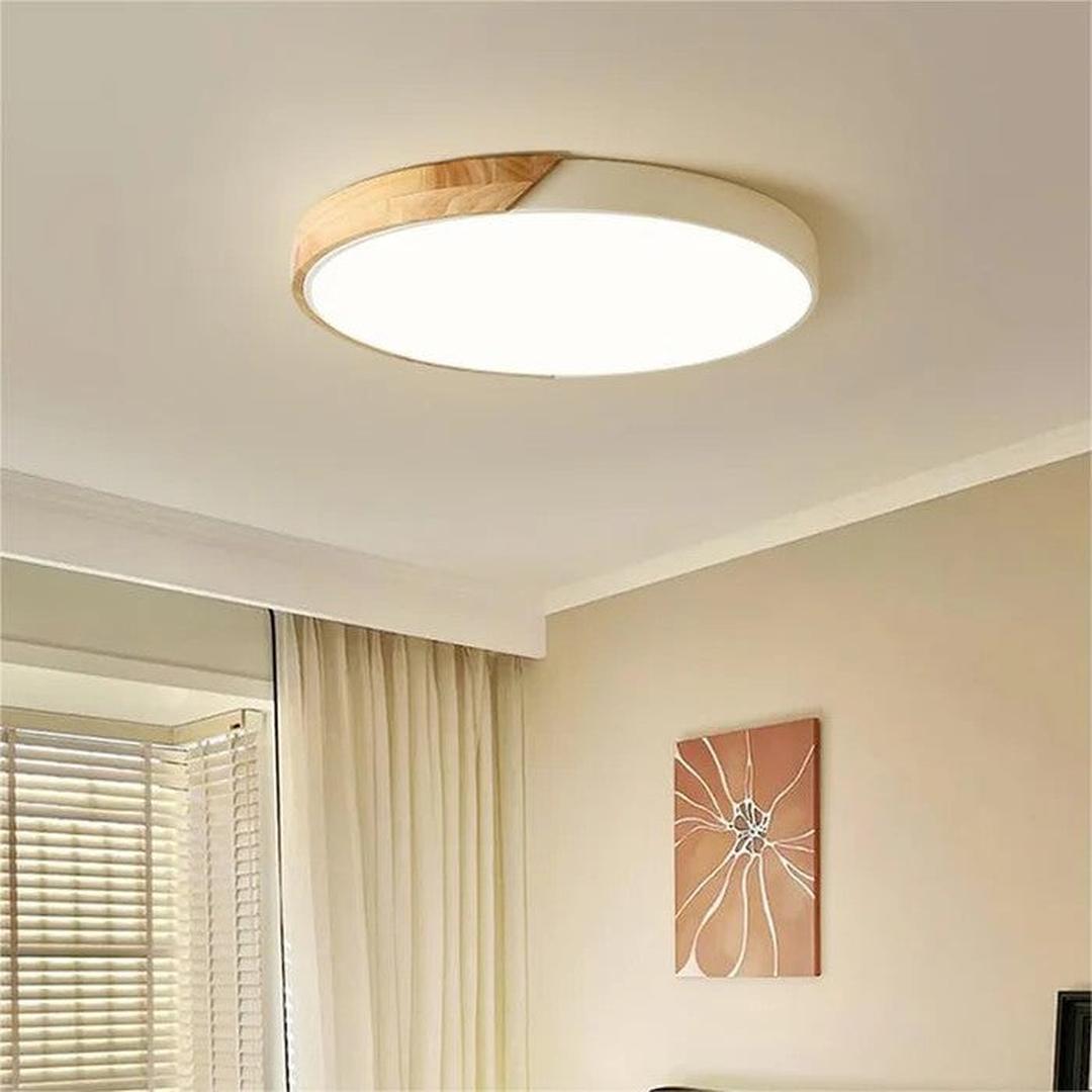 Kolorowa Okrągła Lampa Sufitowa z Nowoczesnym Designem LED – widok produktu 20 | Nuvira Home