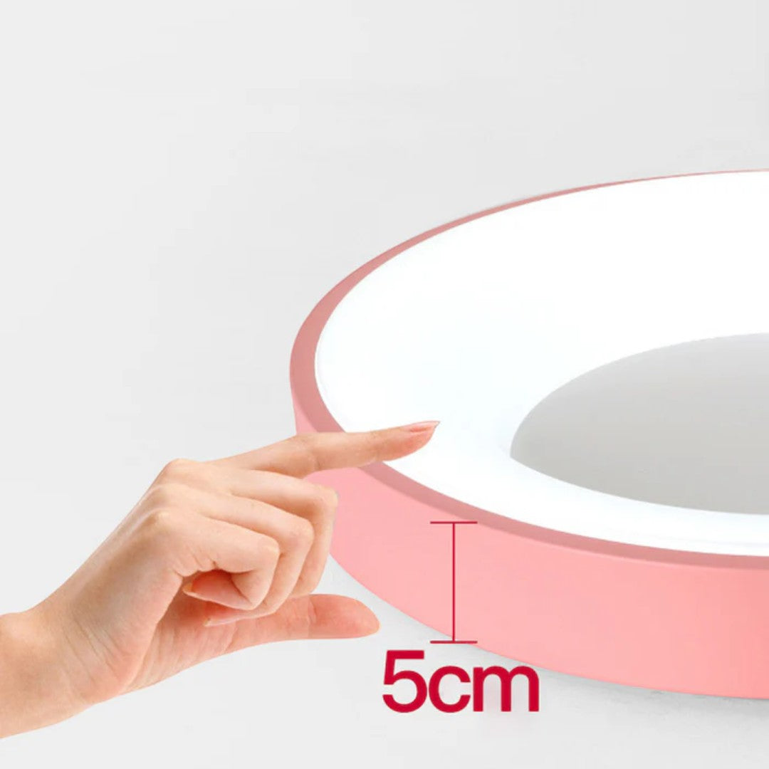 Kreatywna Kolorowa Lampa Sufitowa z Prostym Oświetleniem LED – widok produktu 20 | Nuvira Home