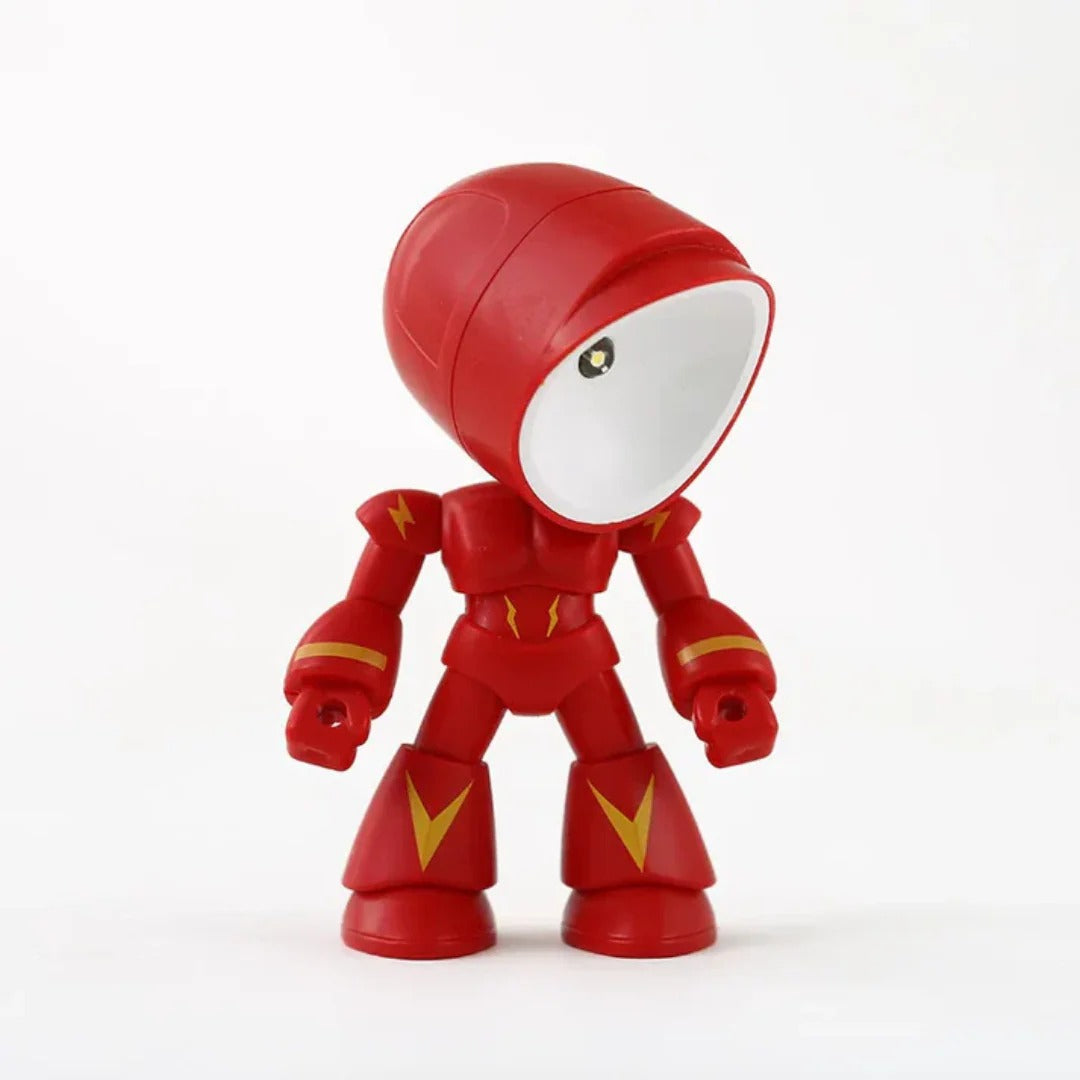 Kreskówkowa lampka stołowa LED robot – widok produktu 10 | Nuvira Home