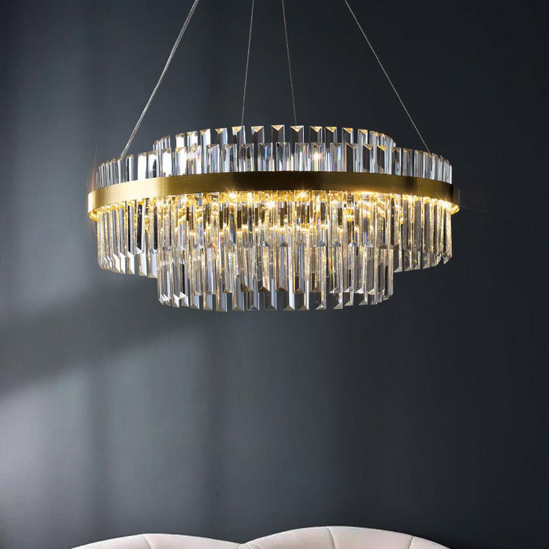 Kryształowy Żyrandol LED – widok produktu 6 | Nuvira Home