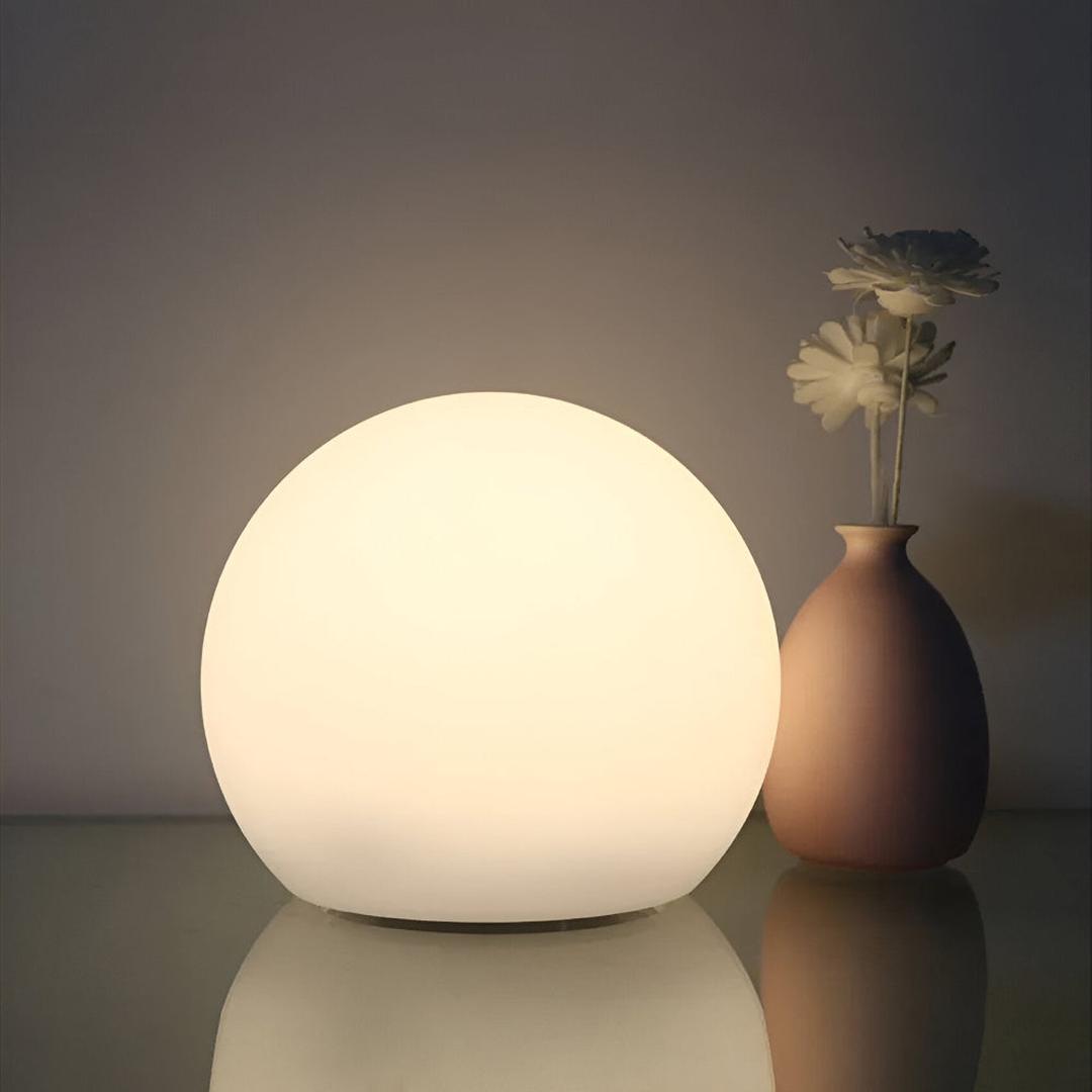 Kulista Lampa Stołowa LED – Ze Zmianą Koloru – widok produktu 1 | Nuvira Home