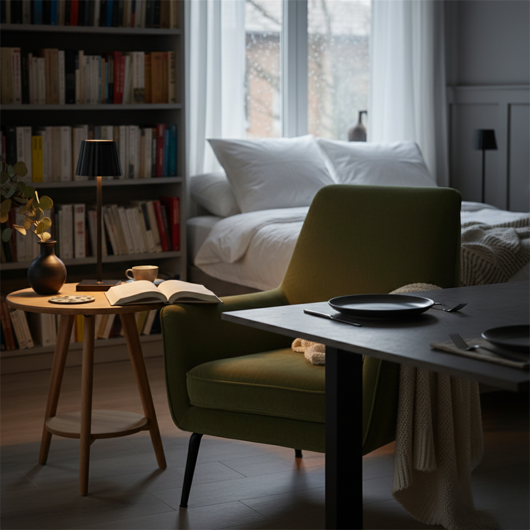 Ładowalna Lampa Stołowa LED – Bezprzewodowa – widok produktu 5 | Nuvira Home