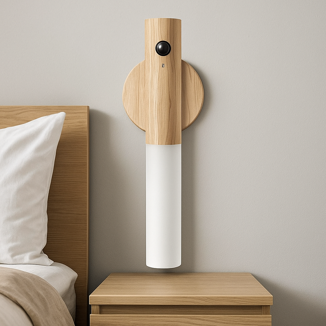 Lampa LED z czujnikiem ruchu – Ładowana lampa ścienna lub stołowa – widok produktu 1 | Nuvira Home