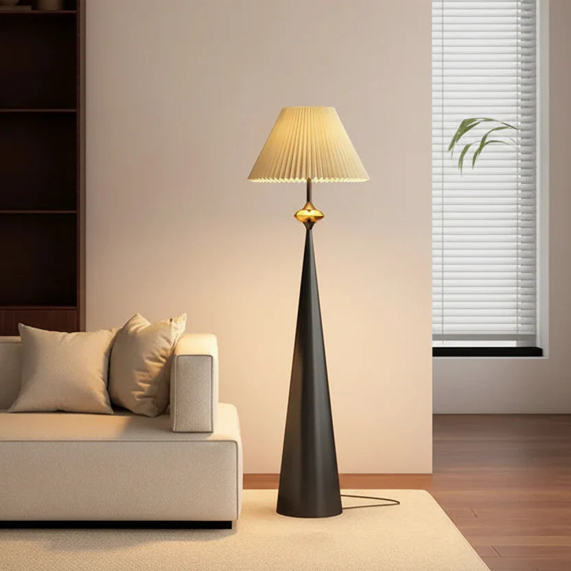 Lampa Podłogowa Japandi w Stylu Minimalistycznym – widok produktu 4 | Nuvira Home