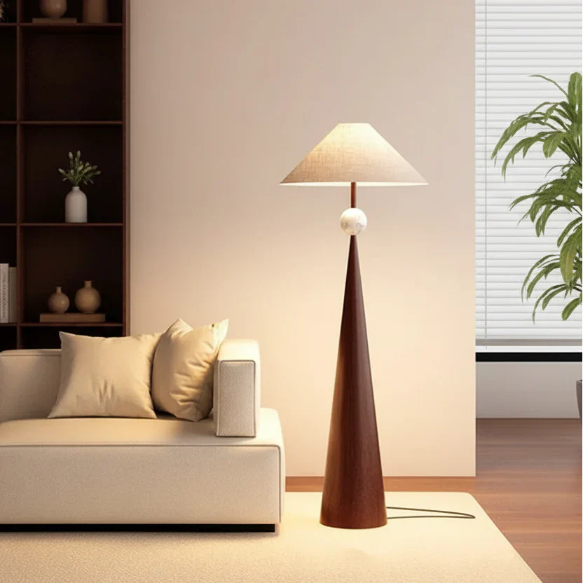 Lampa Podłogowa Japandi w Stylu Minimalistycznym – widok produktu 7 | Nuvira Home
