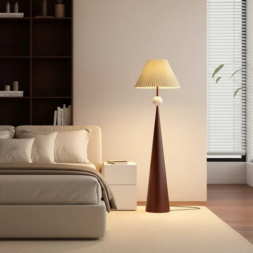 Lampa Podłogowa Japandi w Stylu Minimalistycznym – widok produktu 9 | Nuvira Home