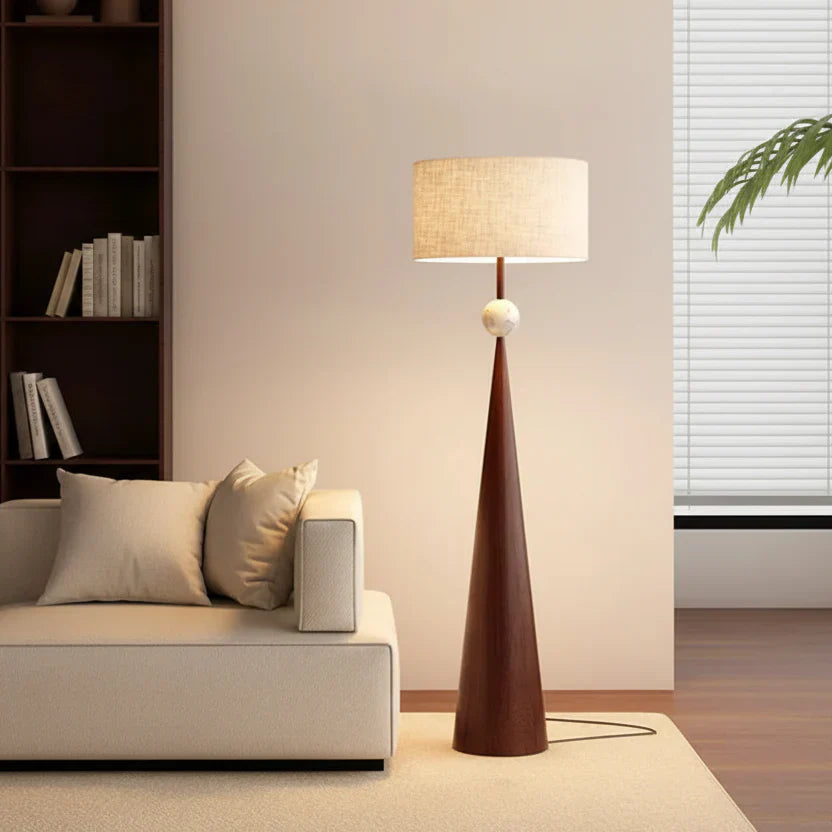 Lampa Podłogowa Japandi w Stylu Minimalistycznym – widok produktu 11 | Nuvira Home