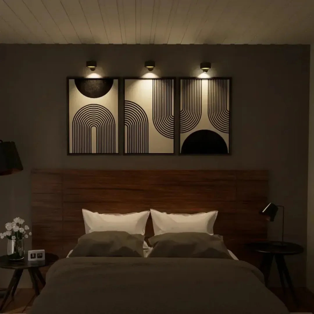 Lampa Ścienna 360° – Magnetyczne Mocowanie – widok produktu 4 | Nuvira Home
