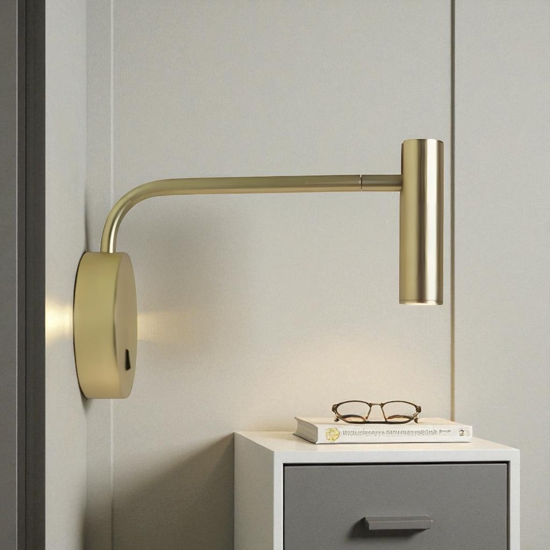 Lampa ścienna do sypialni LED – Minimalistyczna – widok produktu 2 | Nuvira Home