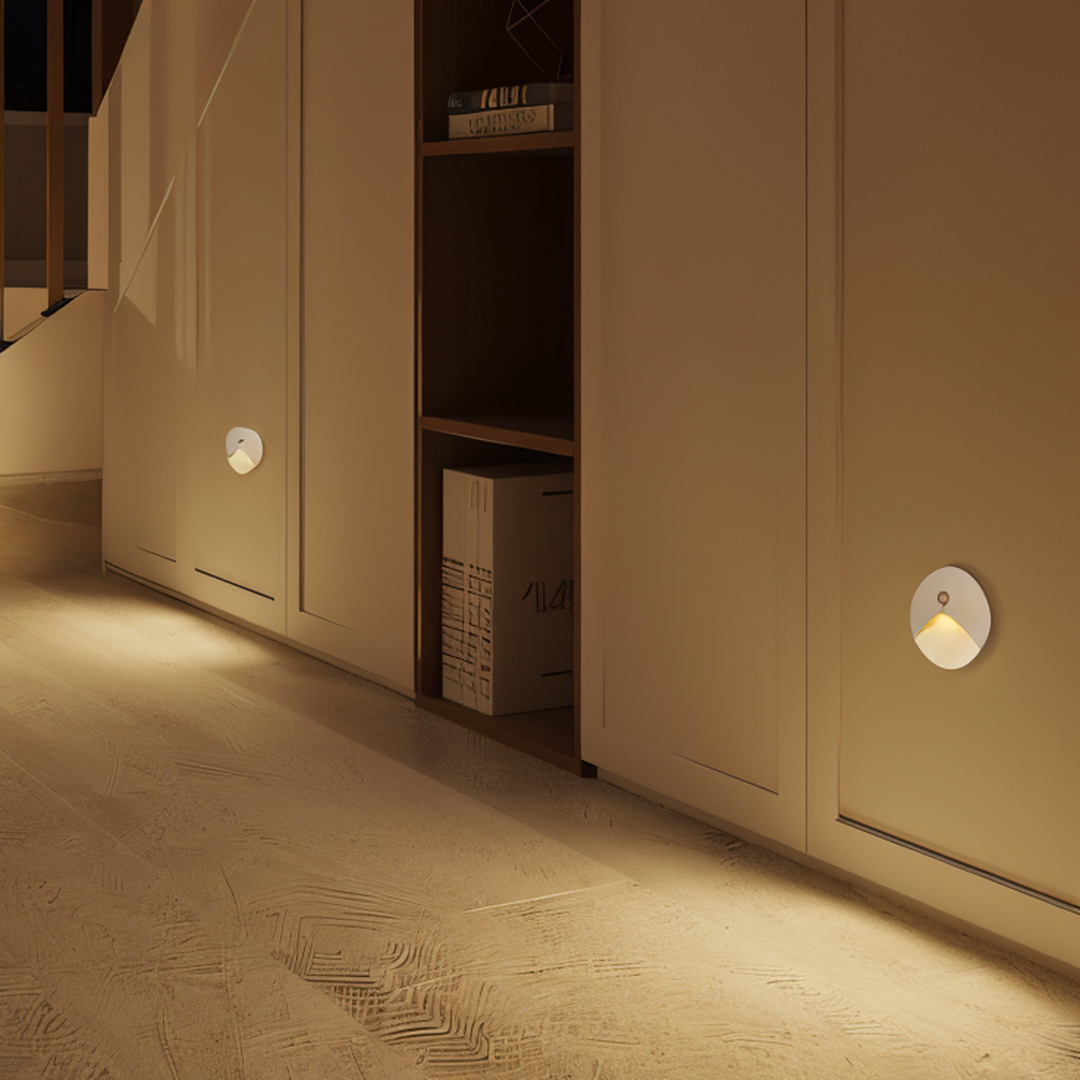 Lampa Ścienna LED IP65 – Czujnik Ruchu – widok produktu 2 | Nuvira Home