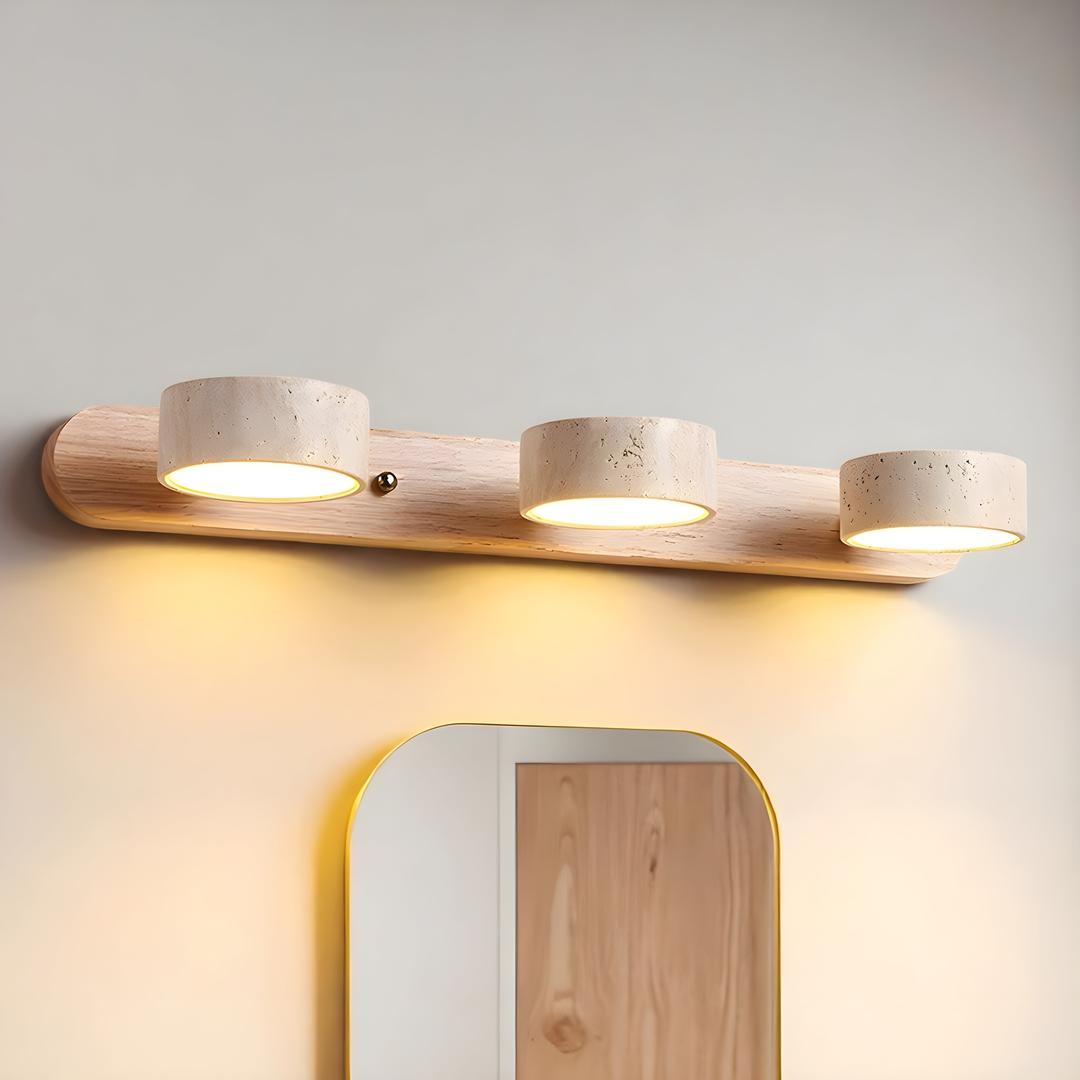 Lampa Ścienna Z Trawertynu – Nowoczesny Design – widok produktu 6 | Nuvira Home