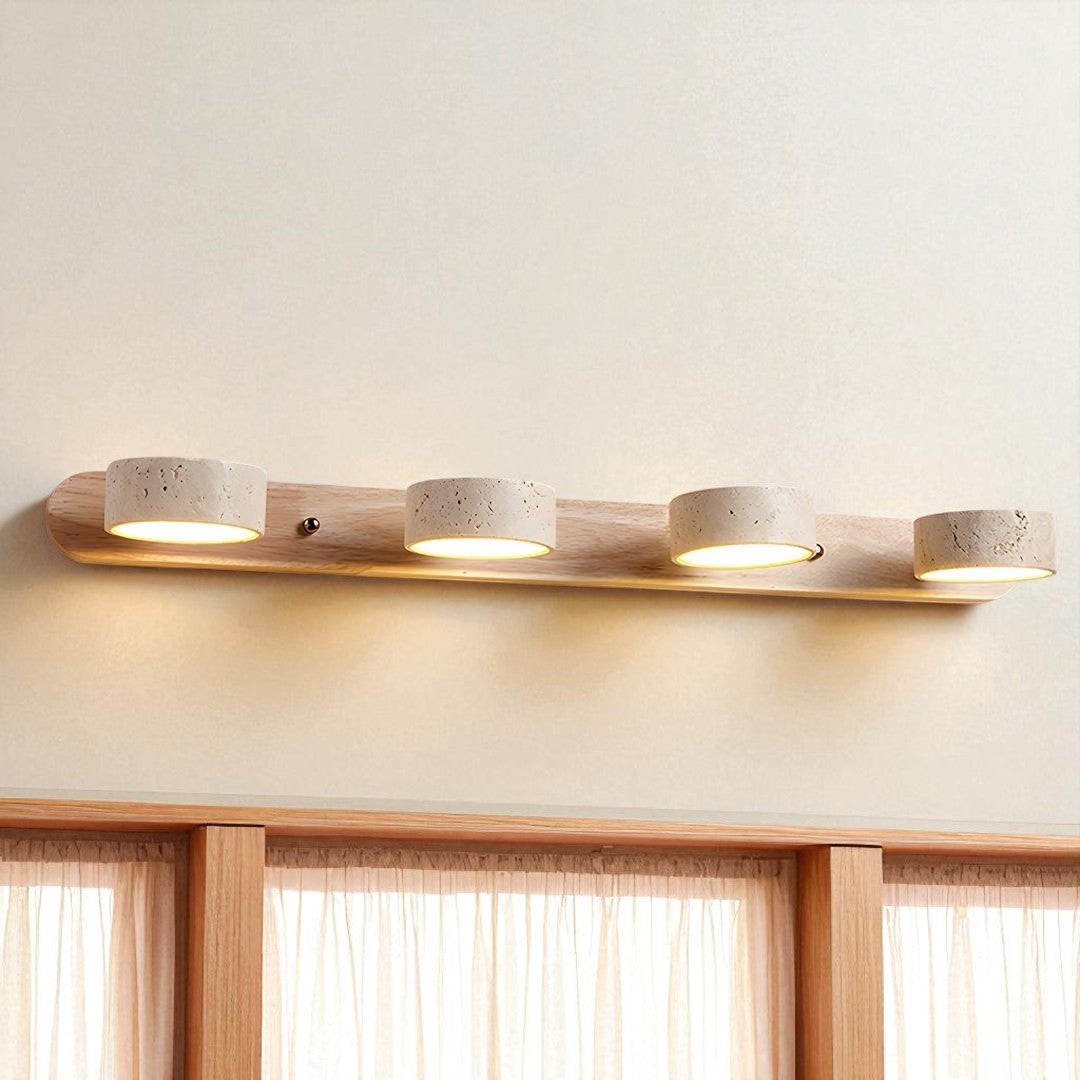 Lampa Ścienna Z Trawertynu – Nowoczesny Design – widok produktu 7 | Nuvira Home