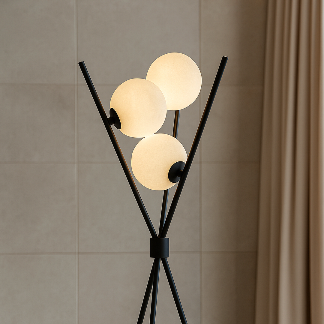 Lampa Stołowa I Podłogowa LED Moon – Nowoczesna – widok produktu 3 | Nuvira Home