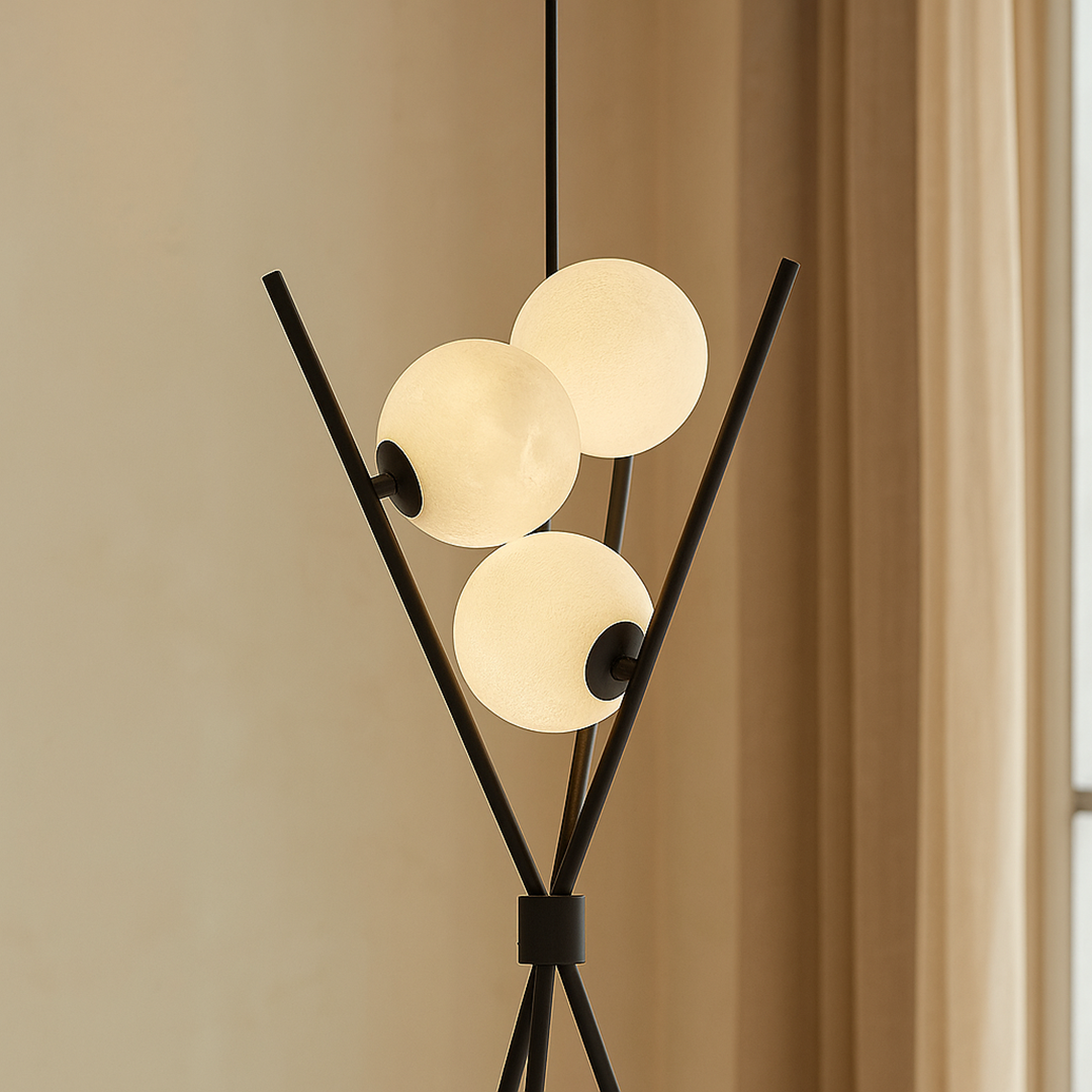 Lampa Stołowa I Podłogowa LED Moon – Nowoczesna – widok produktu 4 | Nuvira Home