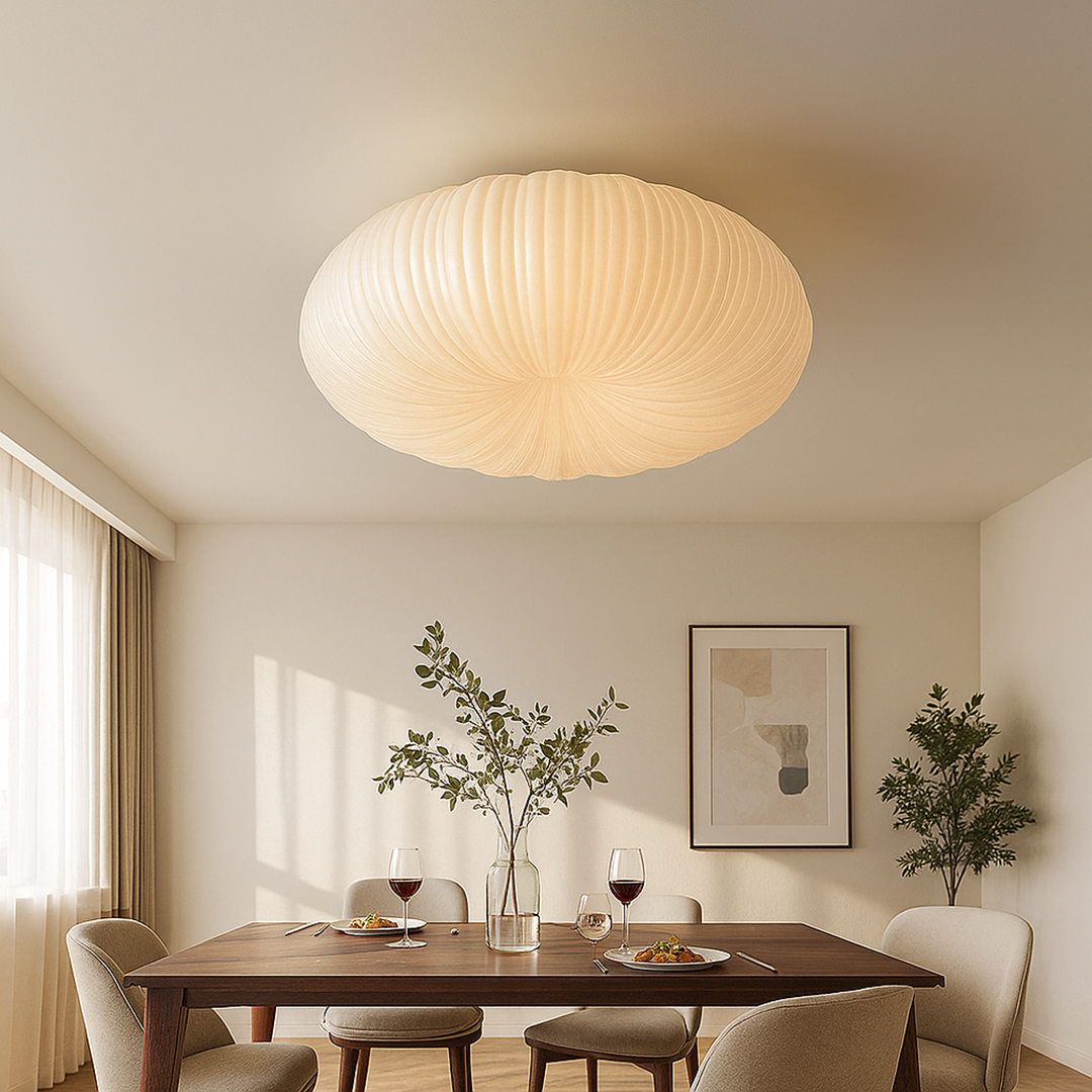 Lampa sufitowa LED – Artystycznie zaprojektowana lampa do sypialni – widok produktu 1 | Nuvira Home