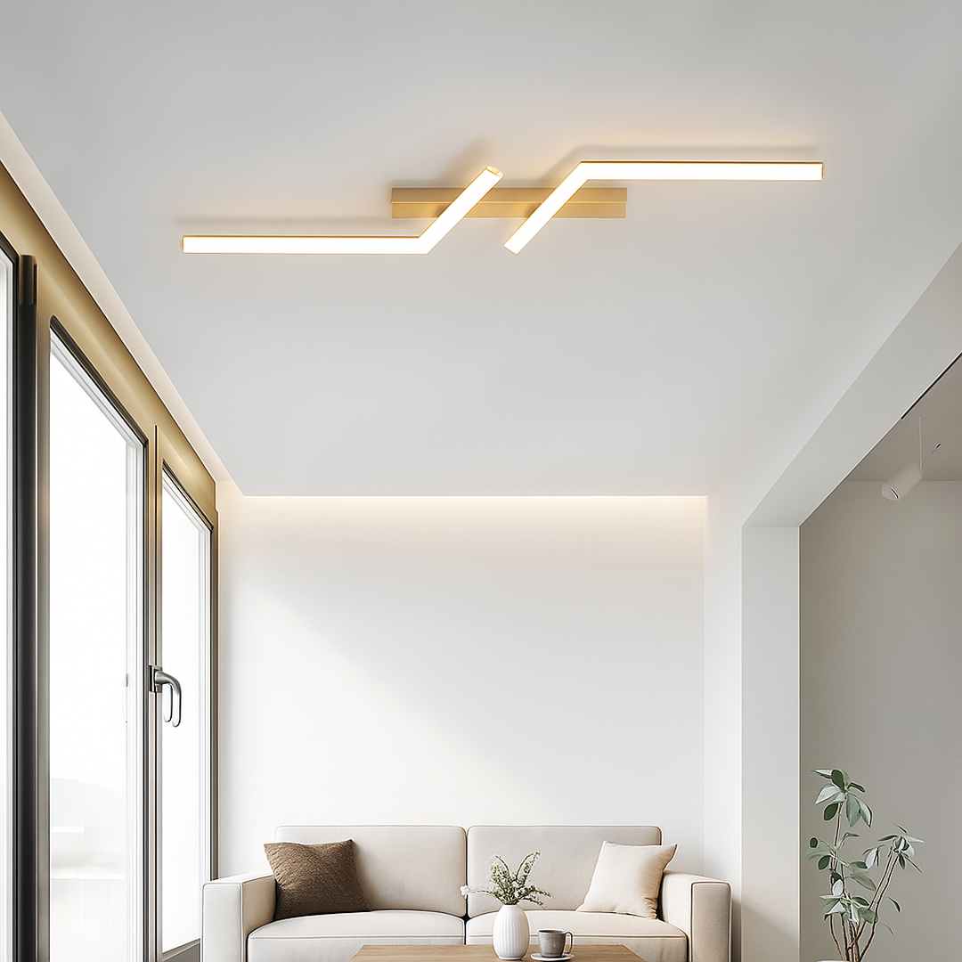 Lampa Sufitowa LED Liniowy Design – Nowoczesny Minimalizm – widok produktu 3 | Nuvira Home