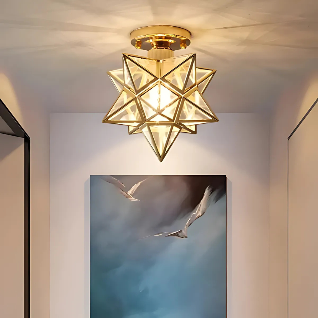 Lampa Sufitowa LED z Efektem Gwiaździstego Nieba – Nowoczesny Design – widok produktu 4 | Nuvira Home