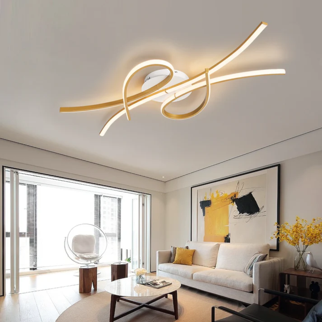 Lampa Sufitowa LED ze Zmiennym Kolorem – Ściemniane Oświetlenie – widok produktu 1 | Nuvira Home