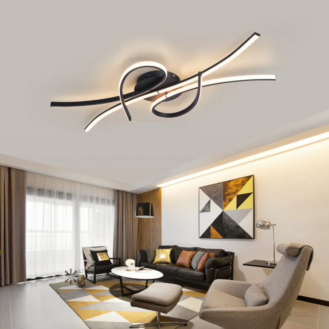 Lampa Sufitowa LED ze Zmiennym Kolorem – Ściemniane Oświetlenie – widok produktu 4 | Nuvira Home