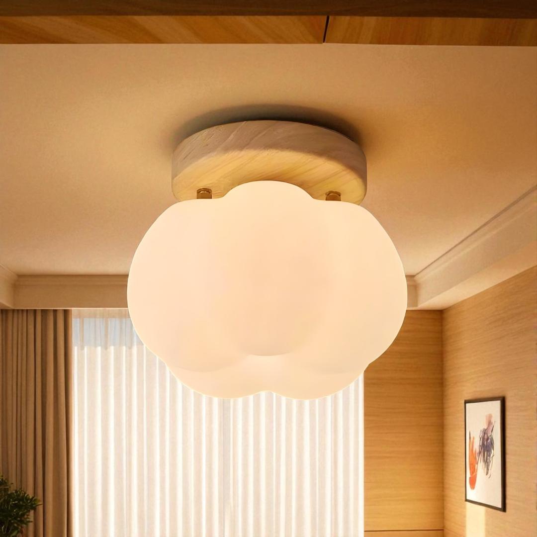 Lampa Sufitowa W Kształcie Dyni – Do Sypialni – widok produktu 4 | Nuvira Home