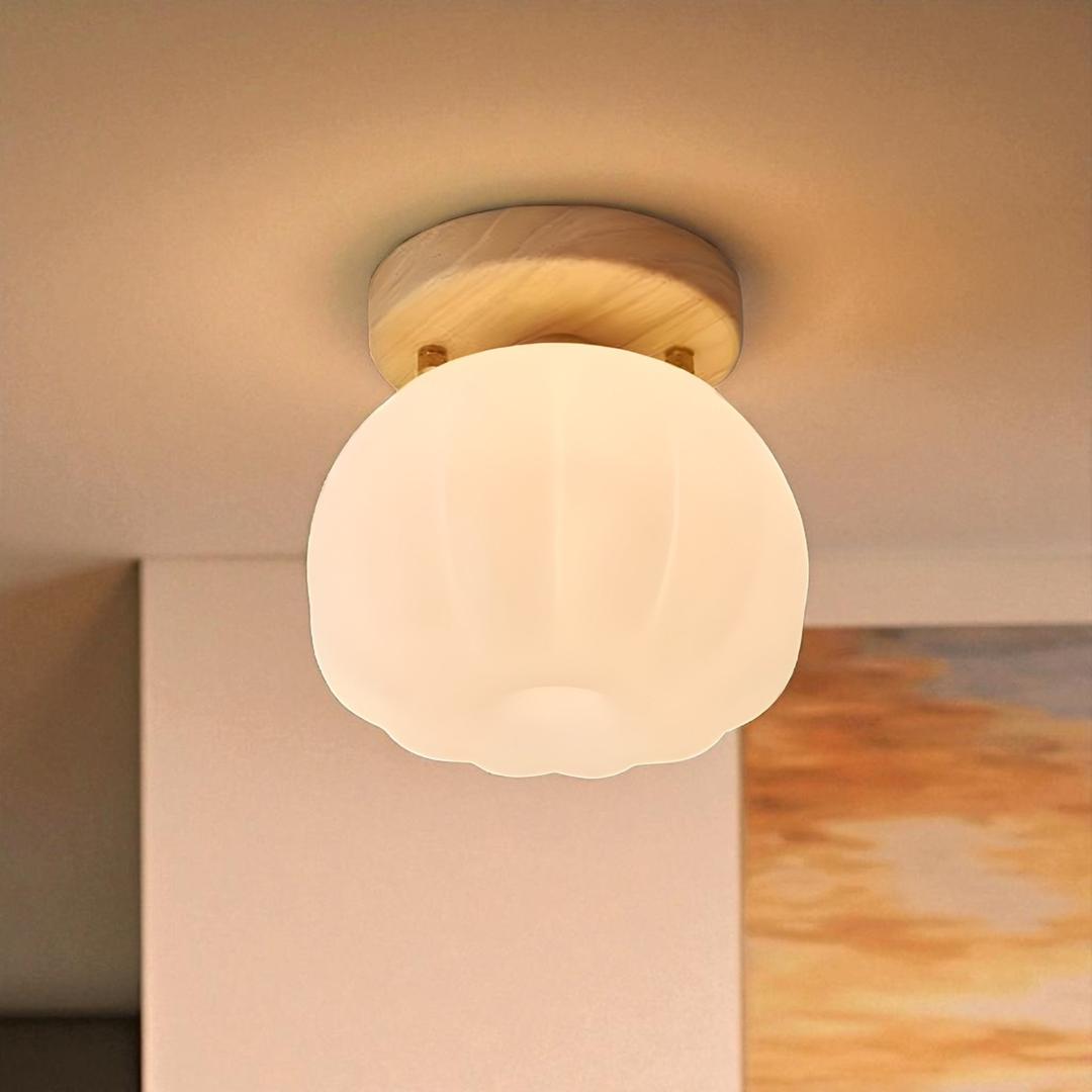 Lampa Sufitowa W Kształcie Dyni – Do Sypialni – widok produktu 5 | Nuvira Home
