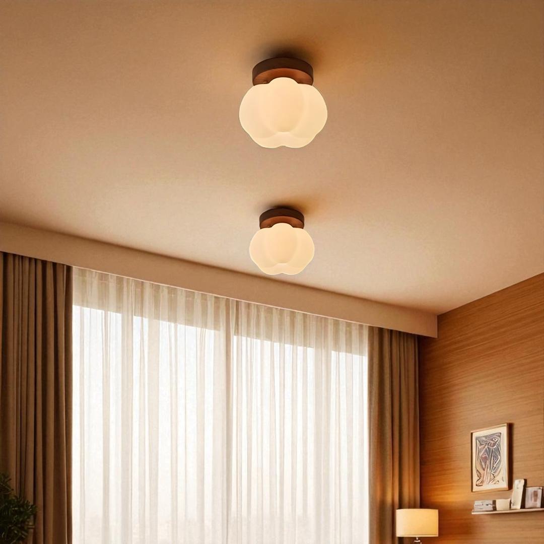 Lampa Sufitowa W Kształcie Dyni – Do Sypialni – widok produktu 7 | Nuvira Home