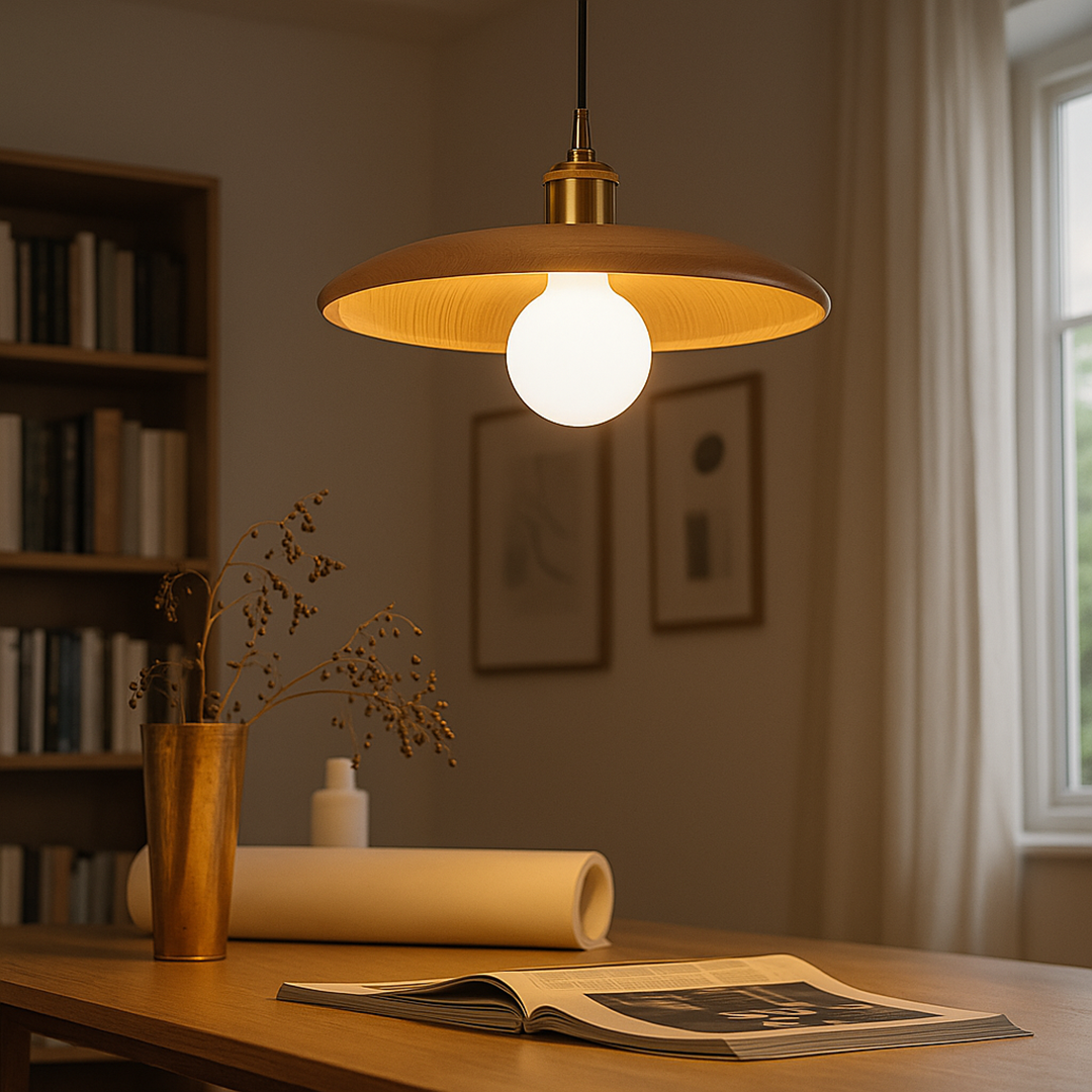 Lampa Sufitowa W Stylu Japandi – Nowoczesna – widok produktu 4 | Nuvira Home