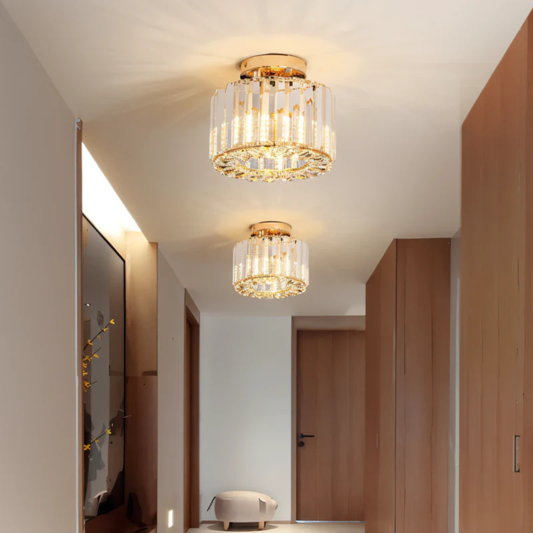 Lampa Sufitowa z Kryształami – Luksusowe Oświetlenie do Wnętrz – widok produktu 3 | Nuvira Home