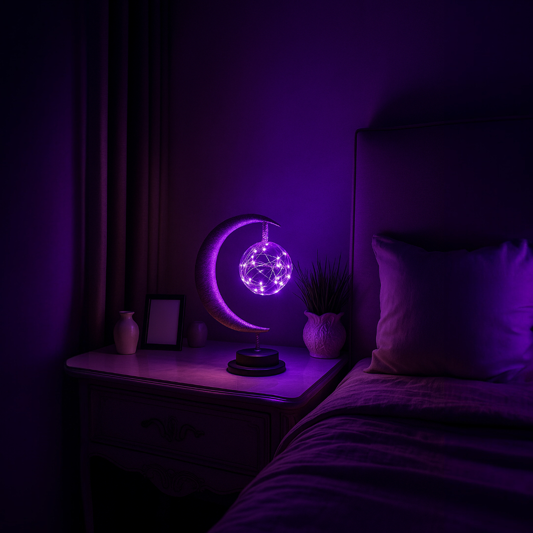 Lampa W Kształcie Księżyca – Nowoczesna – widok produktu 1 | Nuvira Home