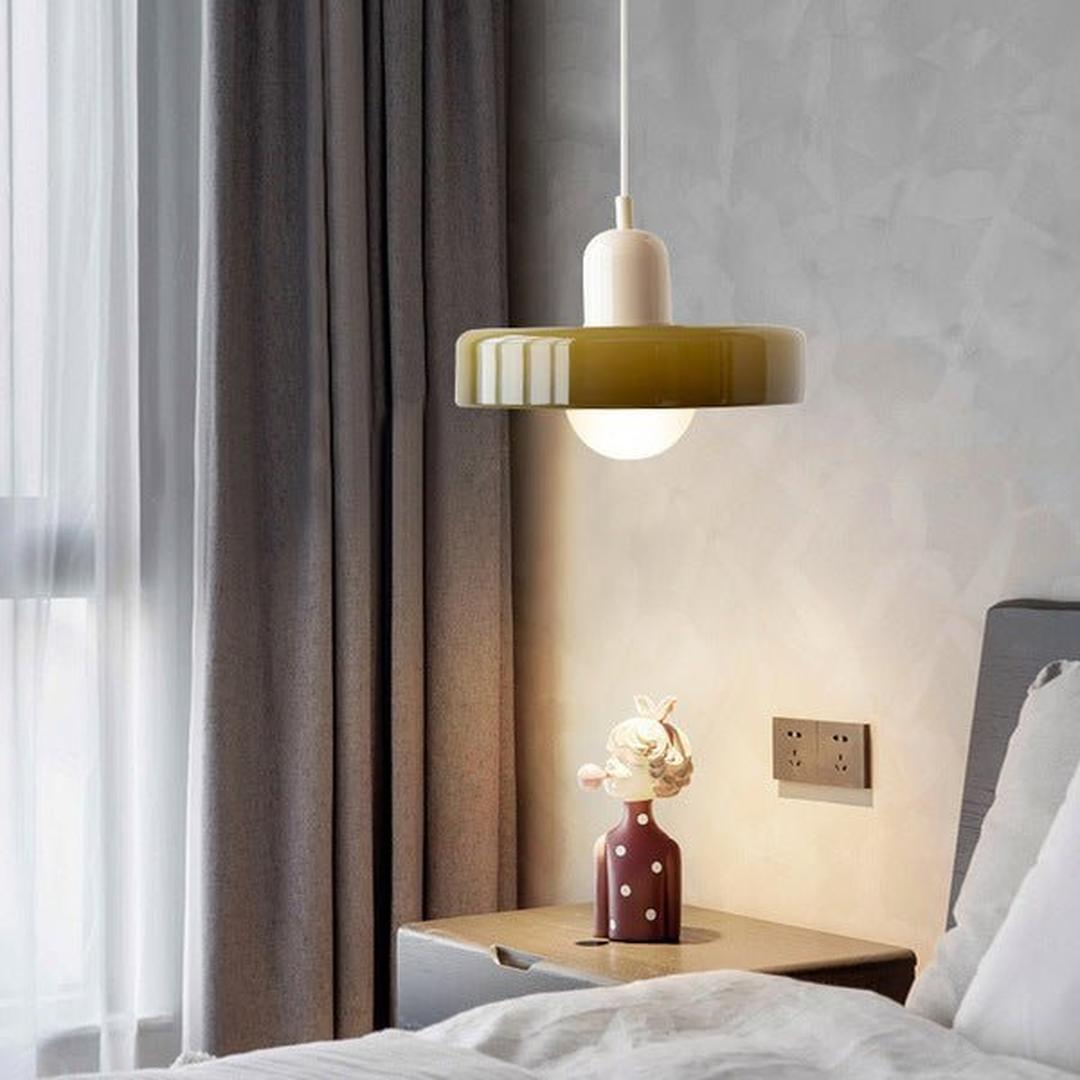 Lampa Wisząca Bauhaus – Szklany Artystyczny Design – widok produktu 1 | Nuvira Home