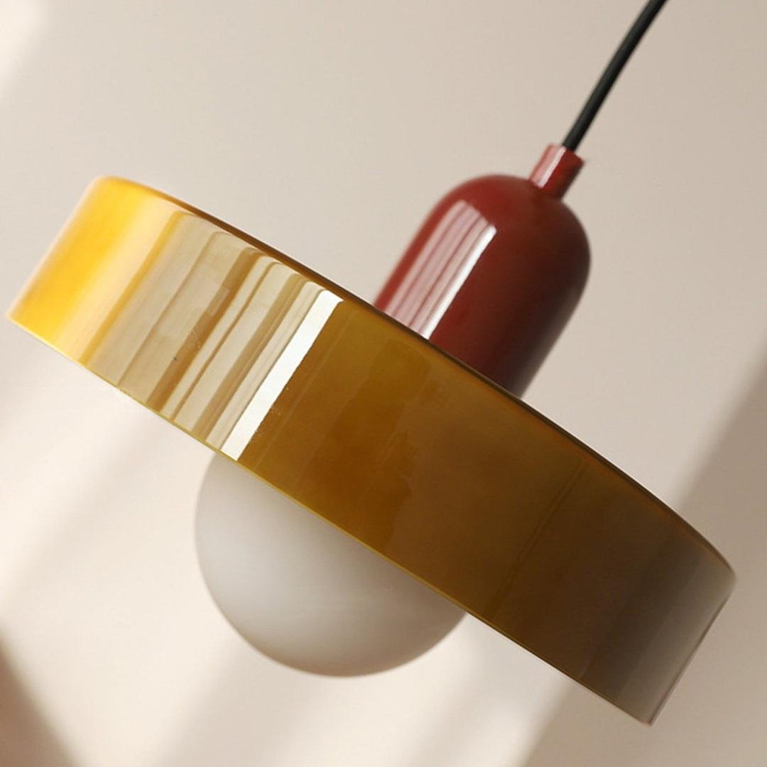 Lampa Wisząca Bauhaus – Szklany Artystyczny Design – widok produktu 3 | Nuvira Home