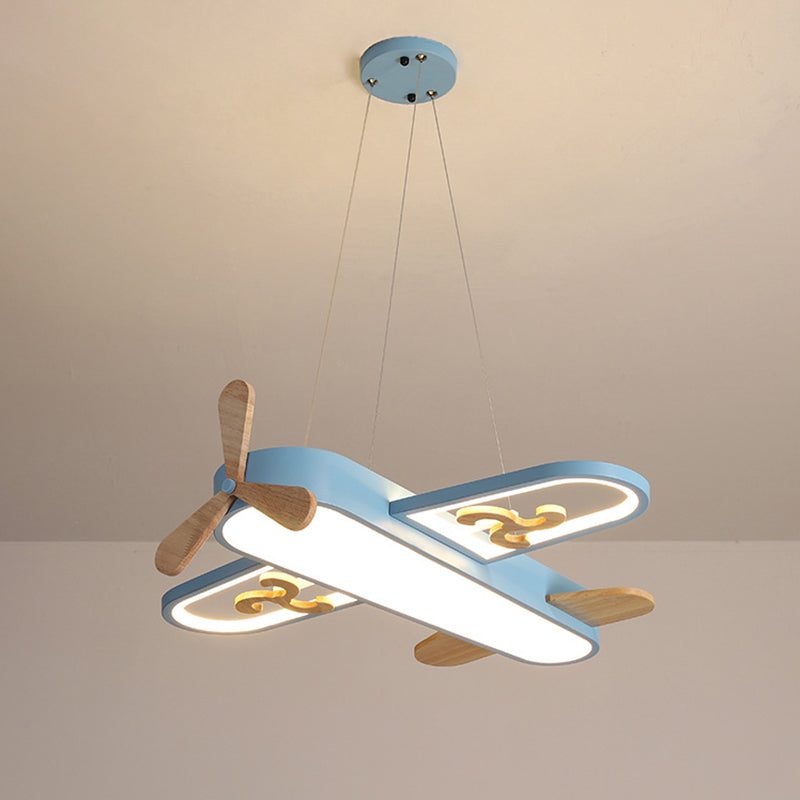 Lampa Wisząca dla Dzieci w Kształcie Samolotu z LED – widok produktu 6 | Nuvira Home