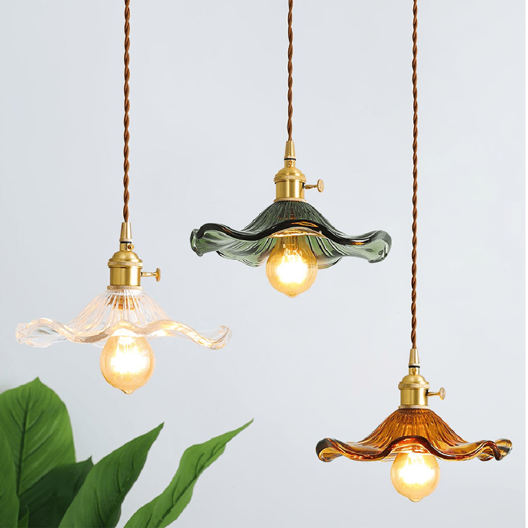 Lampa Wisząca Hibiscus – Design W Stylu Vintage – widok produktu 2 | Nuvira Home