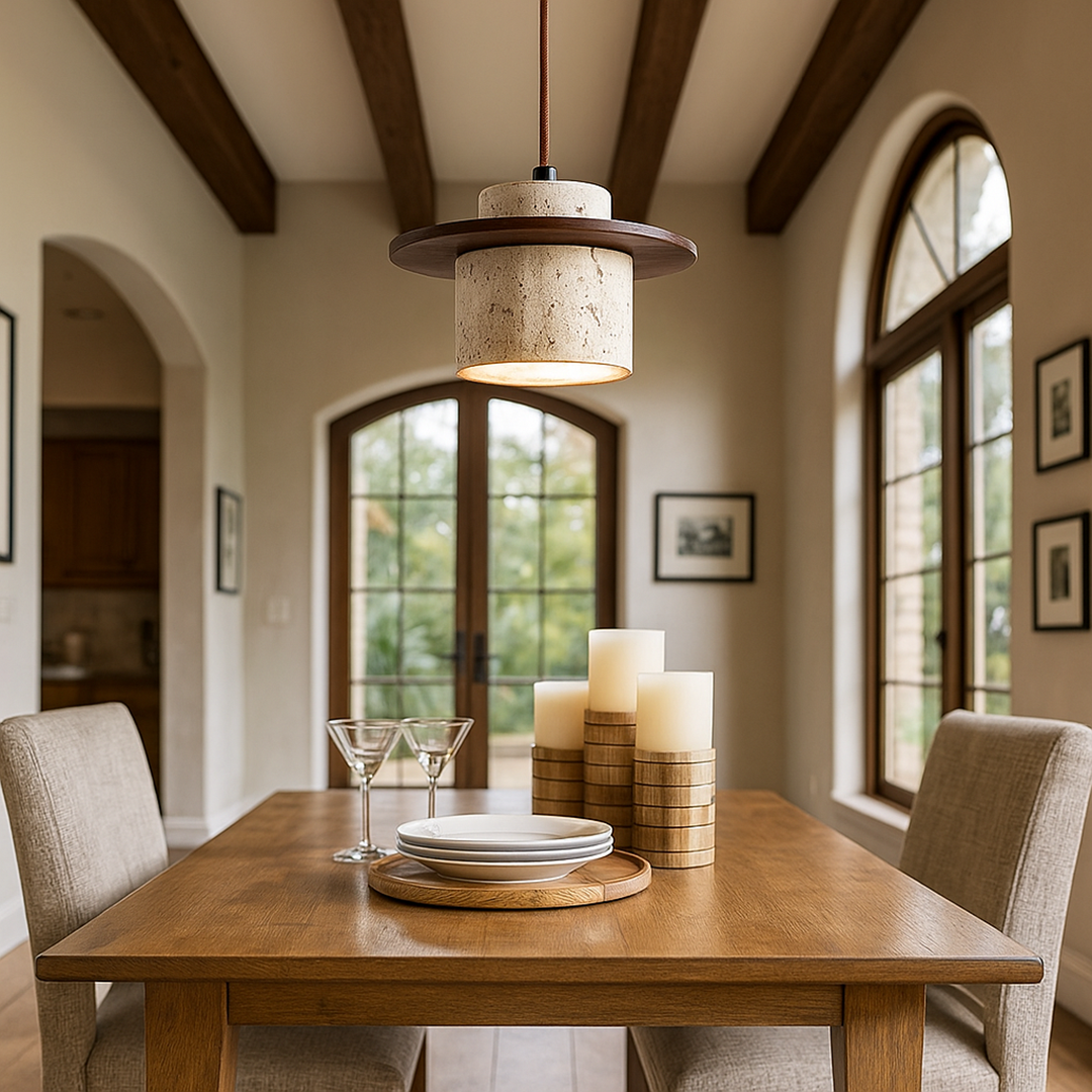 Lampa Wisząca O Rzeźbiarskim Wyglądzie – Japandi – widok produktu 3 | Nuvira Home