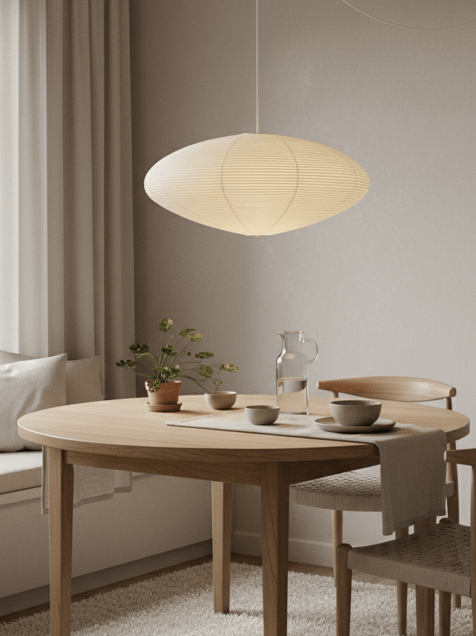 Lampa Wisząca z Papieru Washi – widok produktu 5 | Nuvira Home