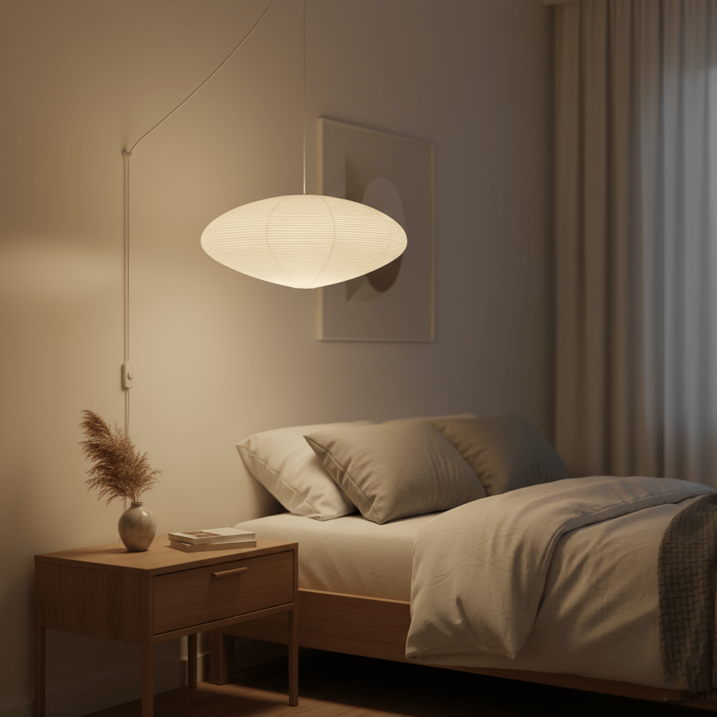 Lampa Wisząca z Papieru Washi – widok produktu 7 | Nuvira Home