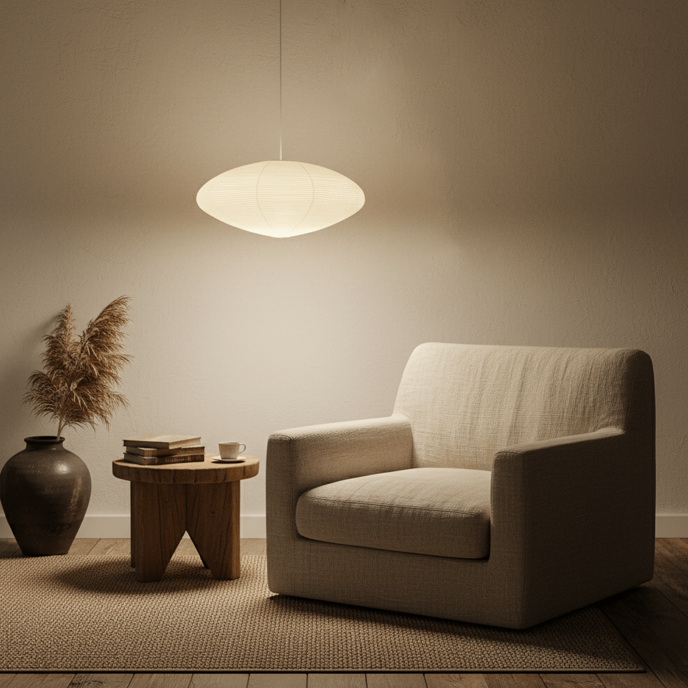 Lampa Wisząca z Papieru Washi – widok produktu 9 | Nuvira Home