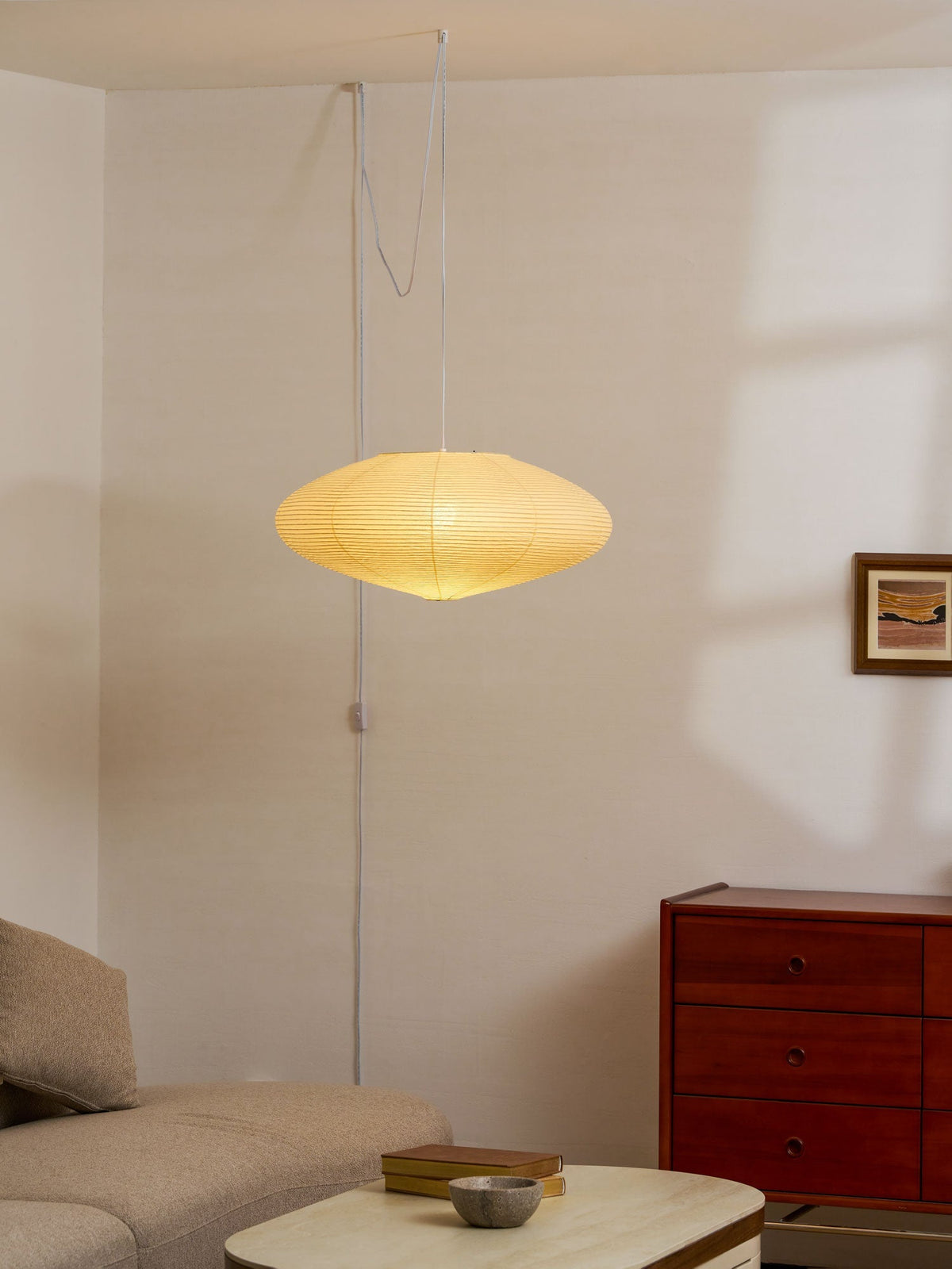Lampa Wisząca z Papieru Washi – widok produktu 108 | Nuvira Home