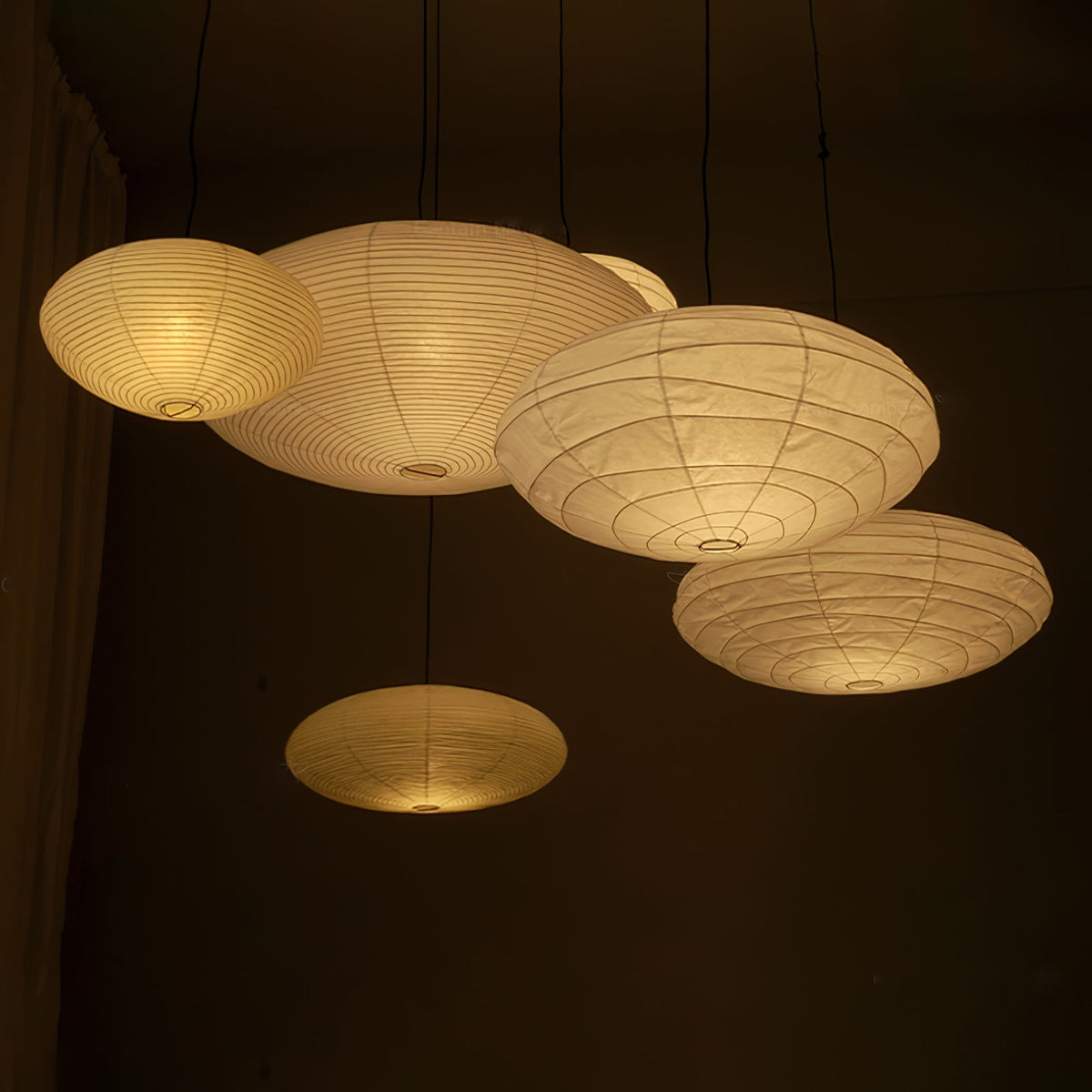 Lampa Wisząca z Papieru Washi – widok produktu 13 | Nuvira Home