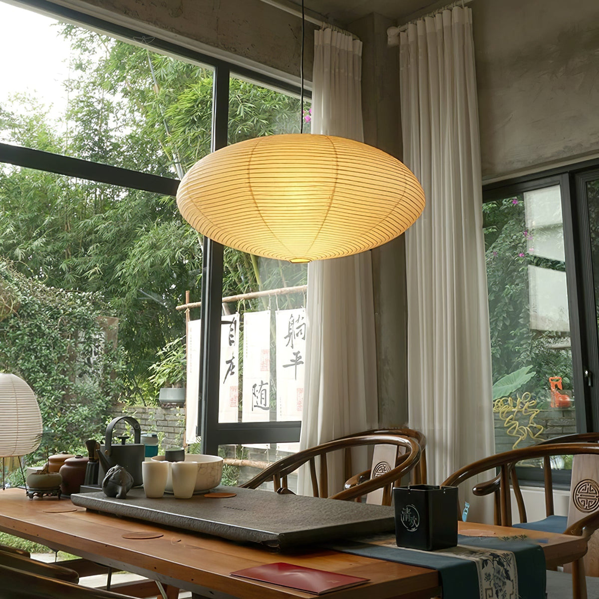 Lampa Wisząca z Papieru Washi – widok produktu 18 | Nuvira Home