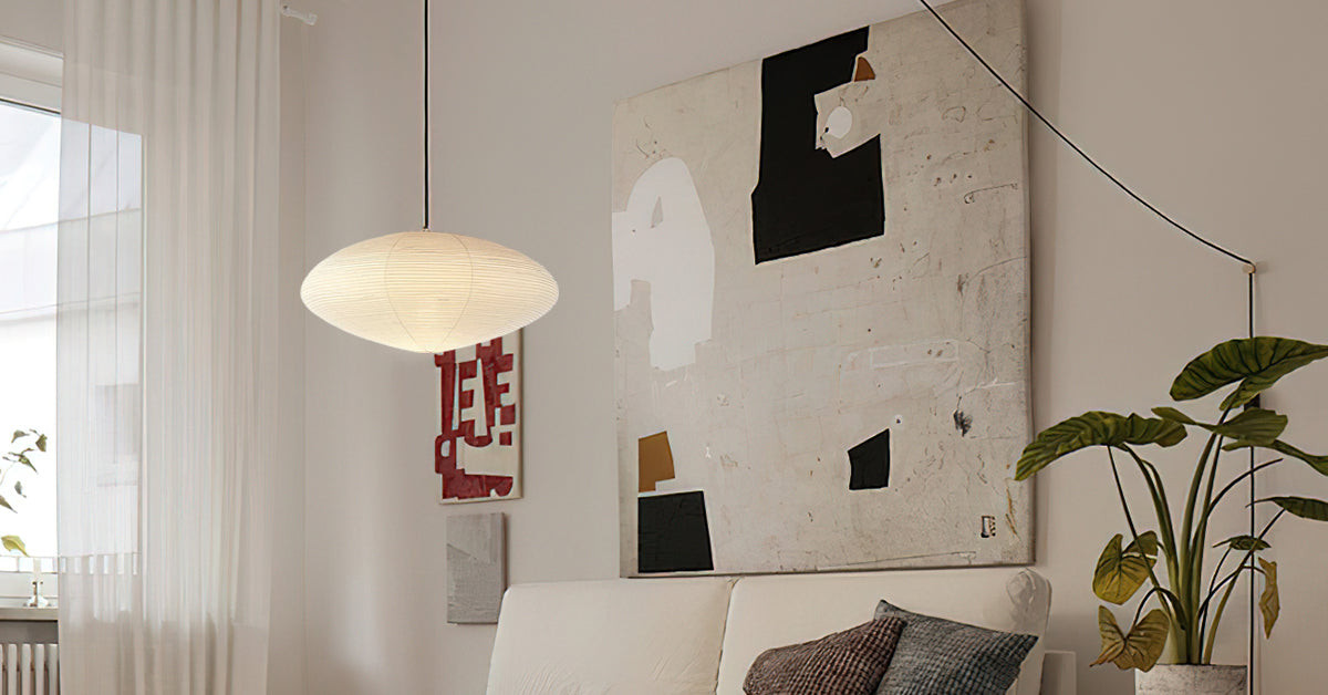 Lampa Wisząca z Papieru Washi – widok produktu 26 | Nuvira Home