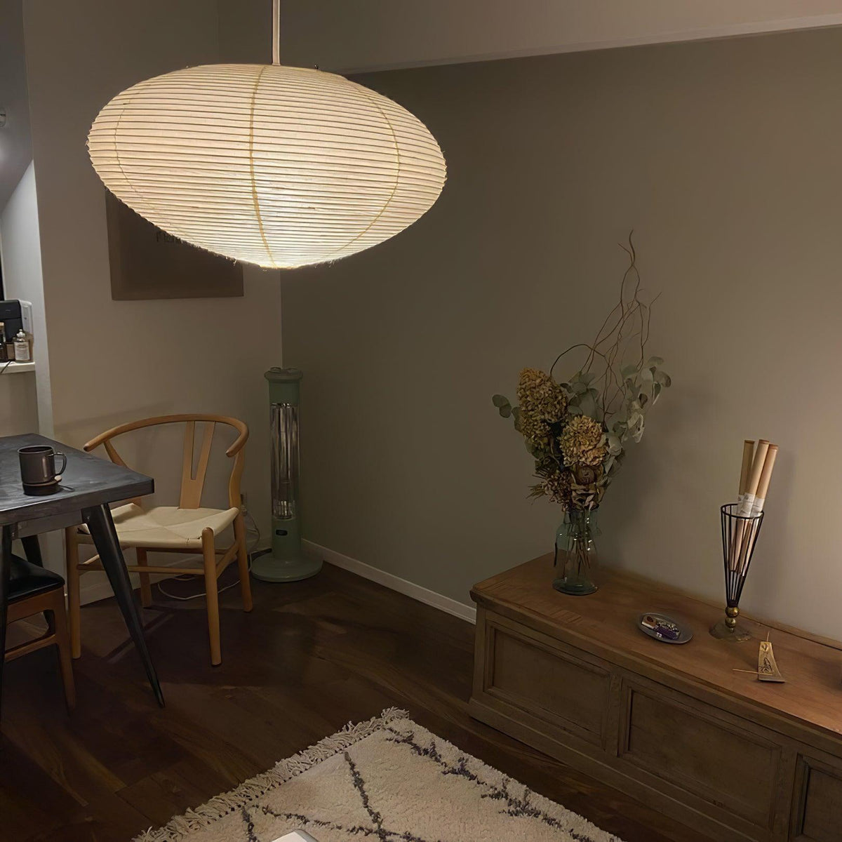 Lampa Wisząca z Papieru Washi – widok produktu 28 | Nuvira Home