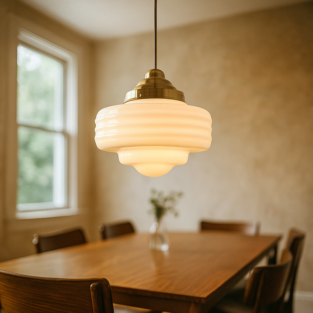 Lampa Wisząca Z Ręcznym Detalem – Szkło – widok produktu 1 | Nuvira Home