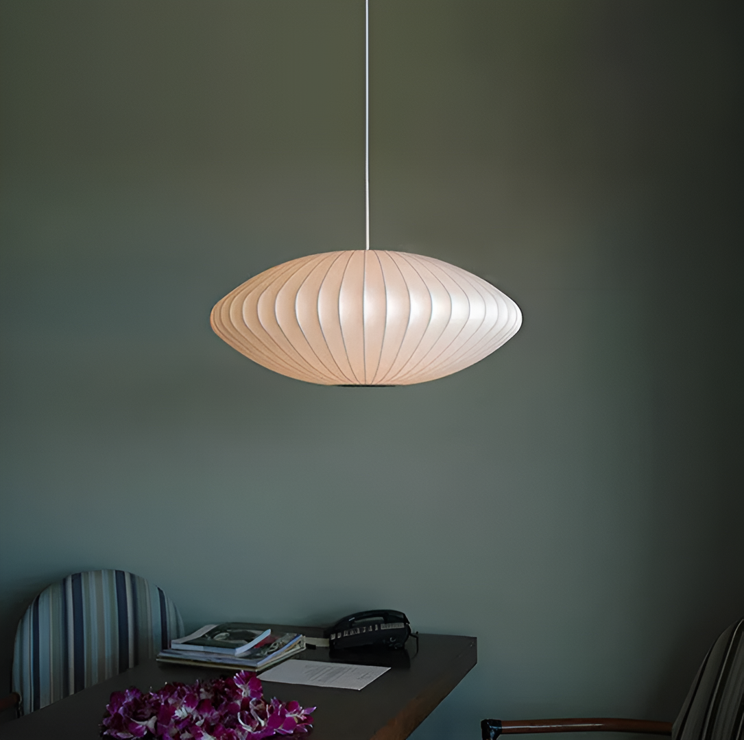 Lampa Wisząca z Tkaniny – Design Bubble – widok produktu 7 | Nuvira Home