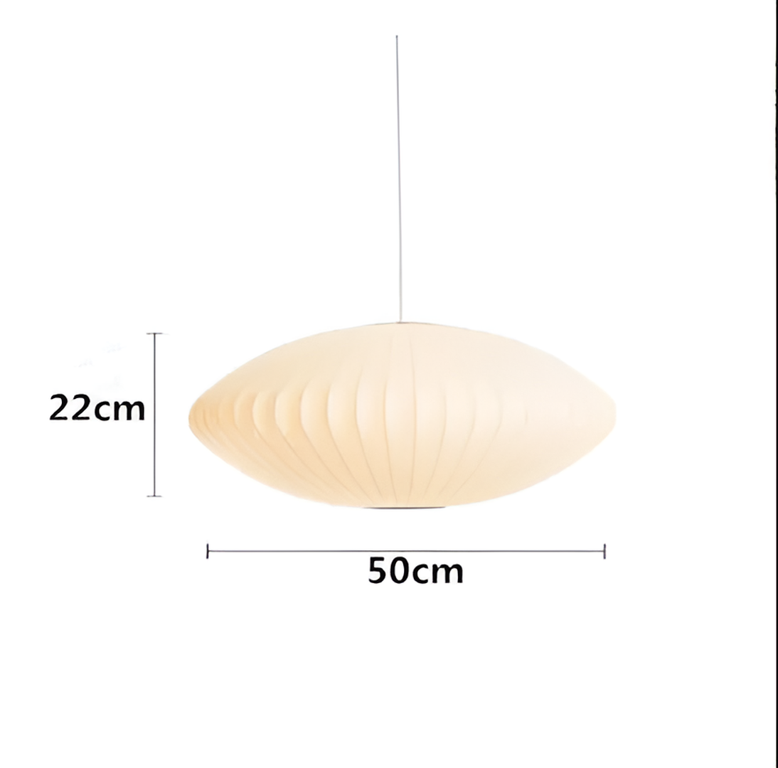 Lampa Wisząca z Tkaniny – Design Bubble – widok produktu 9 | Nuvira Home