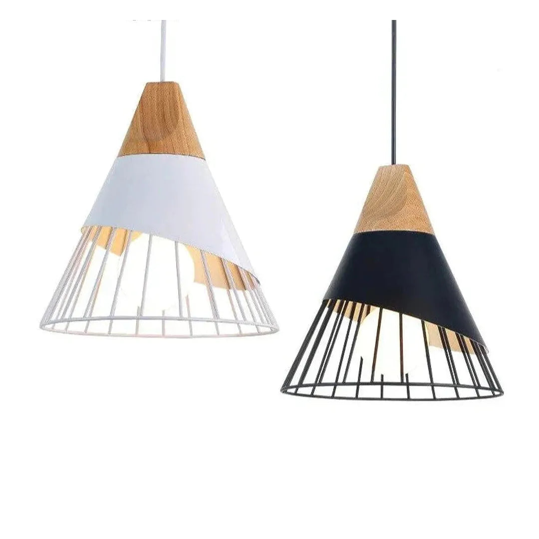 Lampa Wisząca Z Żelaza – Nowoczesna Lampa E27 – widok produktu 4 | Nuvira Home