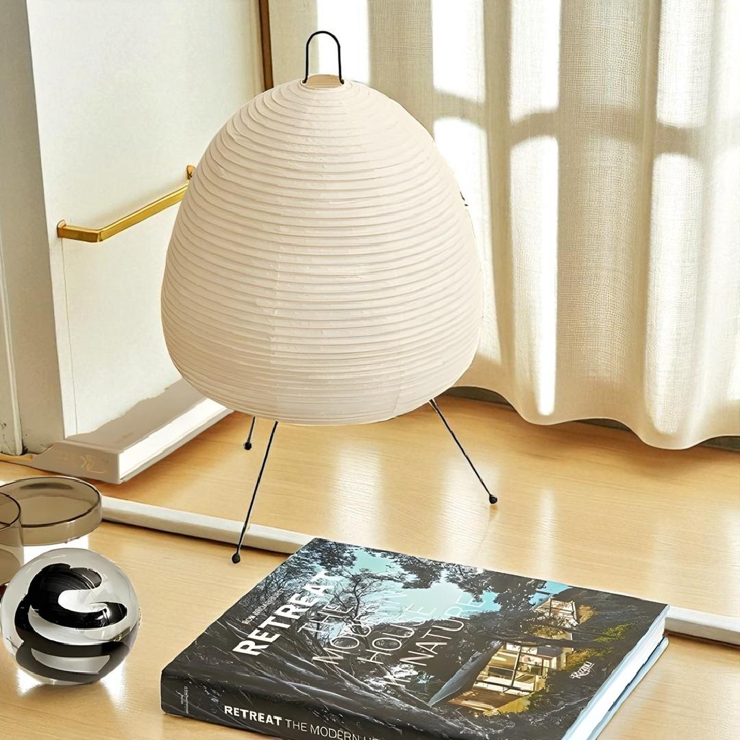 Lampa Z Papieru Ryżowego Do Dekoracji Nastrojowej – Japońska – widok produktu 2 | Nuvira Home