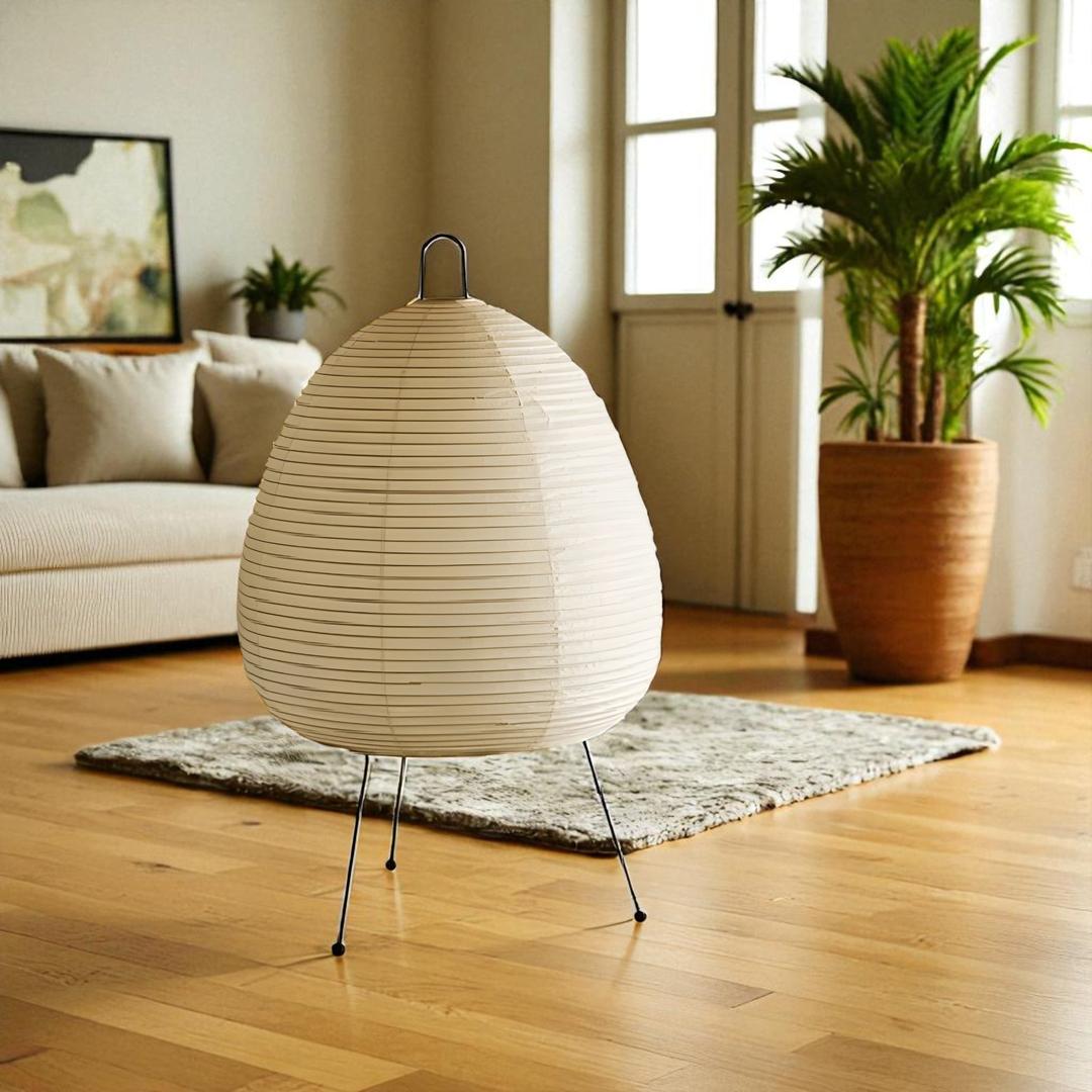 Lampa Z Papieru Ryżowego Do Dekoracji Nastrojowej – Japońska – widok produktu 5 | Nuvira Home