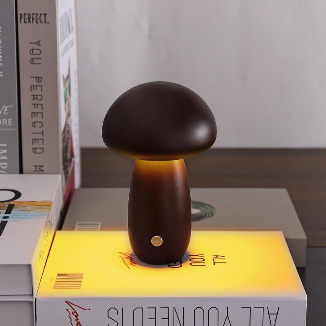 Lampka Nocna LED – Kształt Grzyba Ściemniana – widok produktu 4 | Nuvira Home